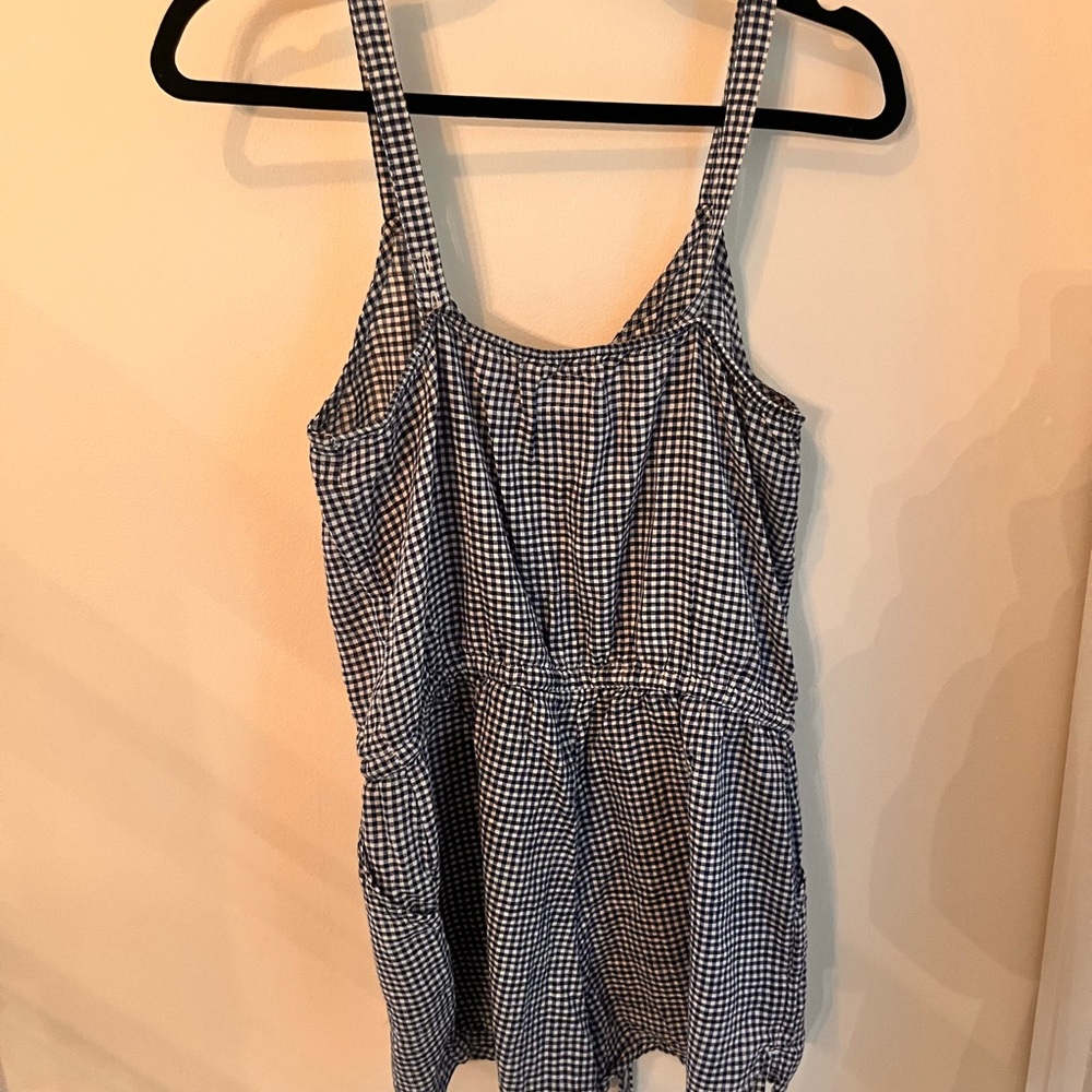 Old Navy Gingham Romper Size Small - Picture 3 of 5